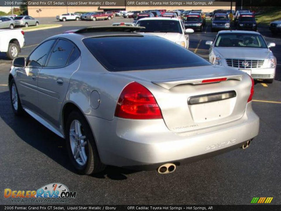 2006 Pontiac Grand Prix GT Sedan Liquid Silver Metallic / Ebony Photo #4