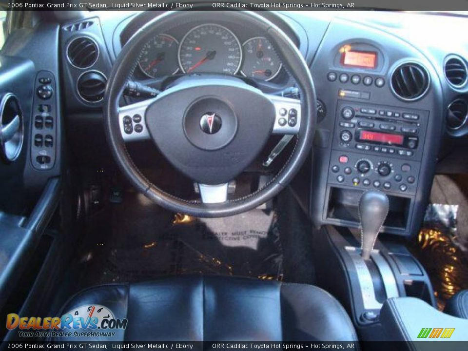 2006 Pontiac Grand Prix GT Sedan Liquid Silver Metallic / Ebony Photo #5
