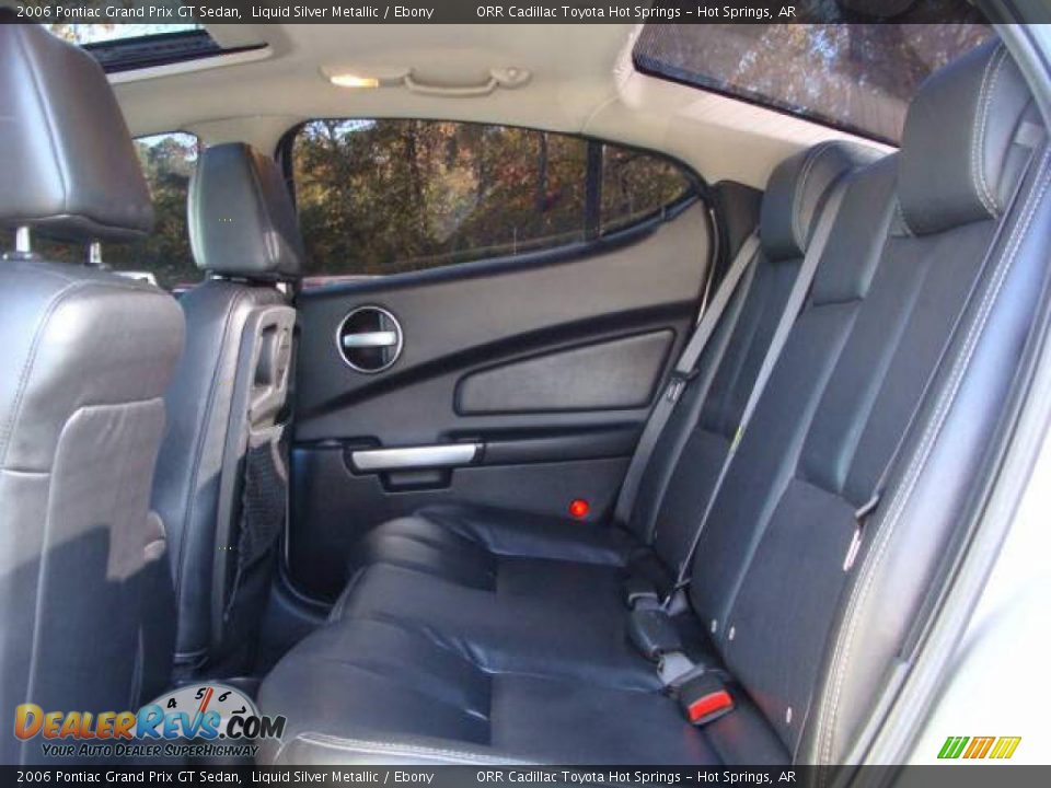 2006 Pontiac Grand Prix GT Sedan Liquid Silver Metallic / Ebony Photo #6