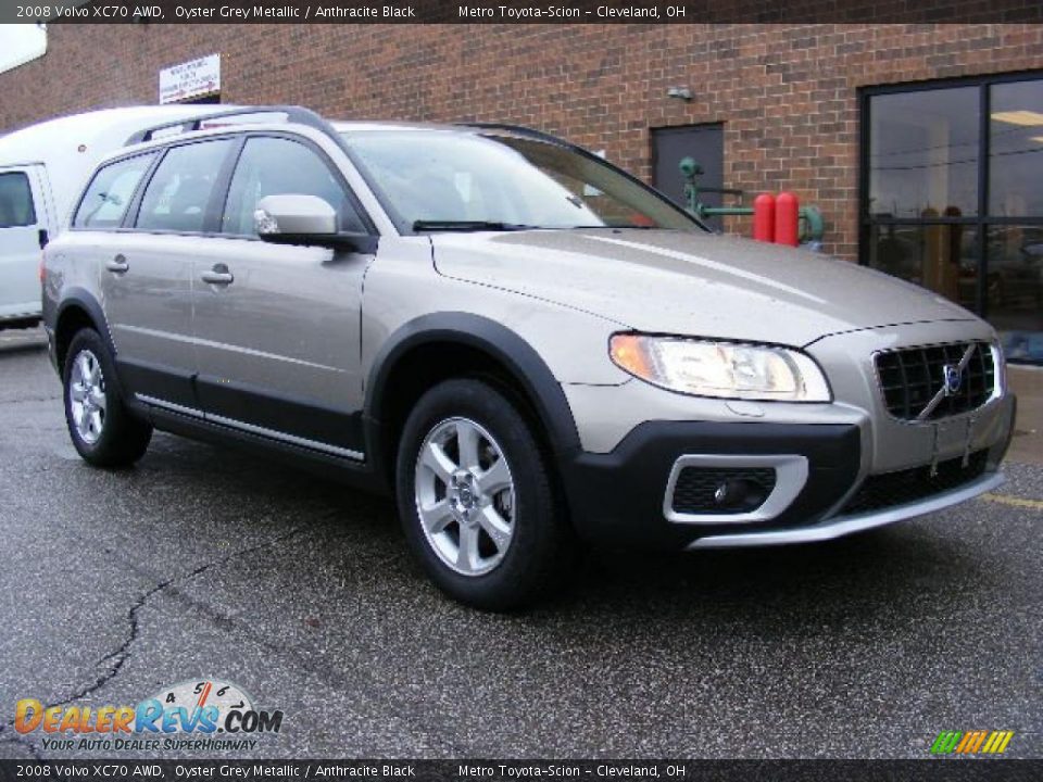 2008 Volvo XC70 AWD Oyster Grey Metallic / Anthracite Black Photo #1