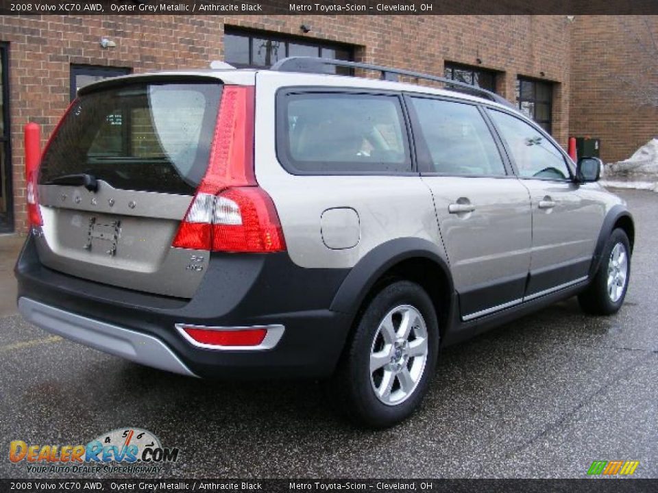 2008 Volvo XC70 AWD Oyster Grey Metallic / Anthracite Black Photo #3