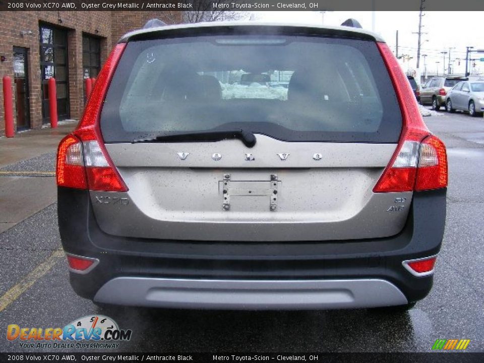 2008 Volvo XC70 AWD Oyster Grey Metallic / Anthracite Black Photo #4