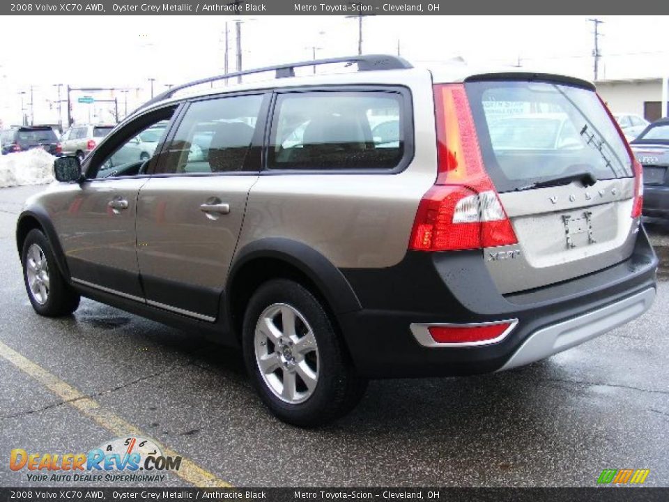 2008 Volvo XC70 AWD Oyster Grey Metallic / Anthracite Black Photo #5