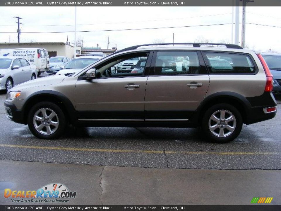 2008 Volvo XC70 AWD Oyster Grey Metallic / Anthracite Black Photo #6