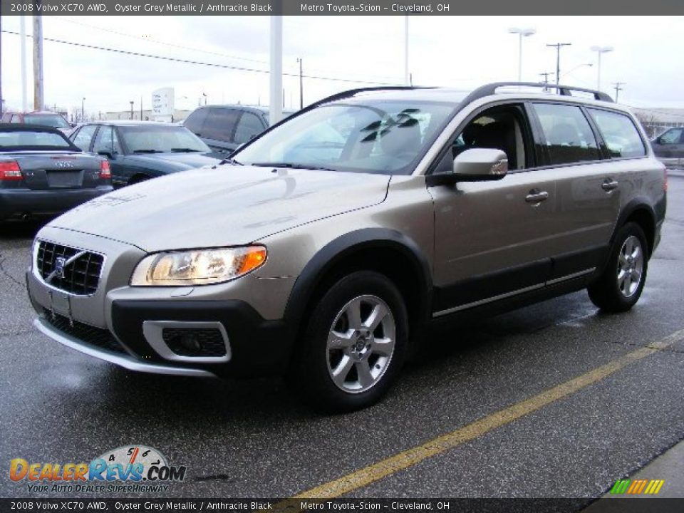 2008 Volvo XC70 AWD Oyster Grey Metallic / Anthracite Black Photo #7