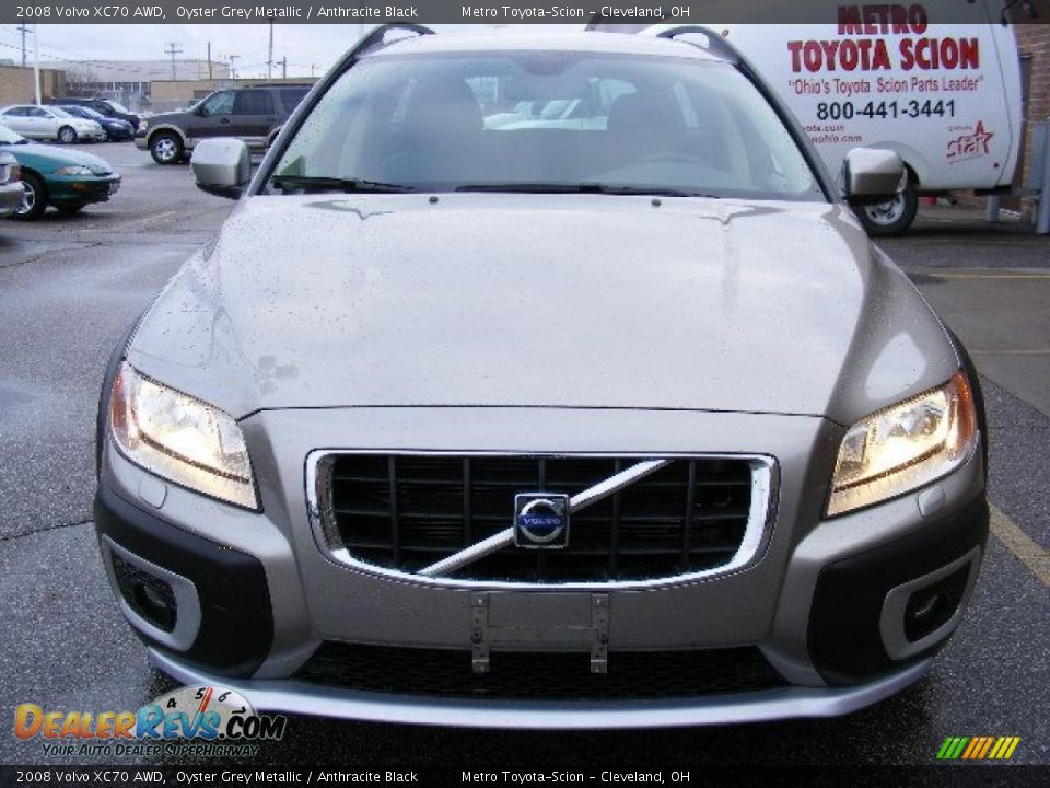 2008 Volvo XC70 AWD Oyster Grey Metallic / Anthracite Black Photo #8
