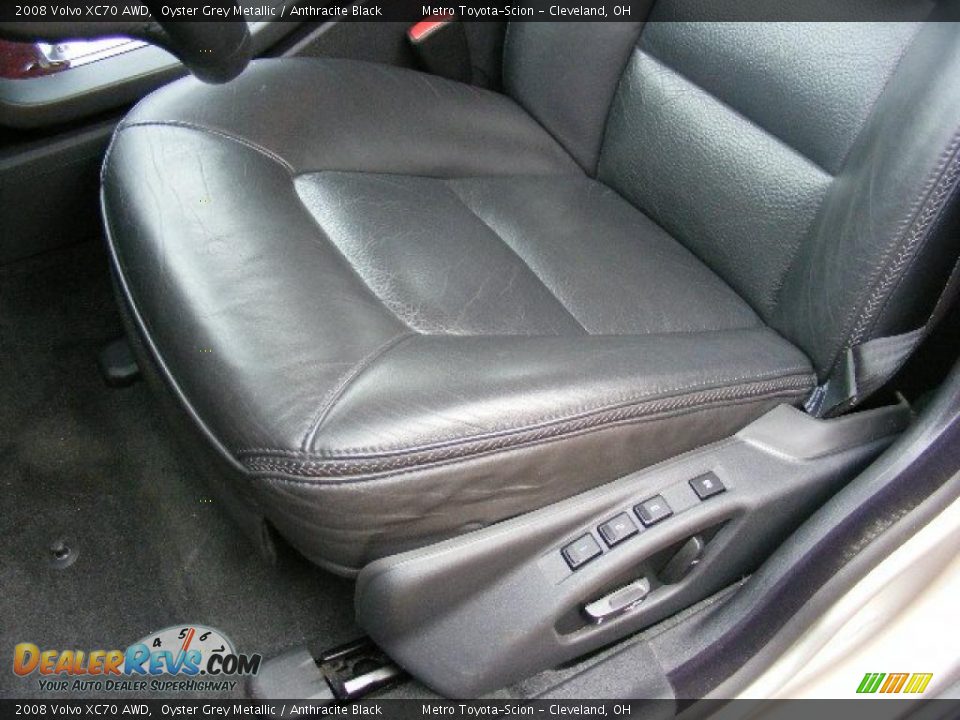 2008 Volvo XC70 AWD Oyster Grey Metallic / Anthracite Black Photo #10