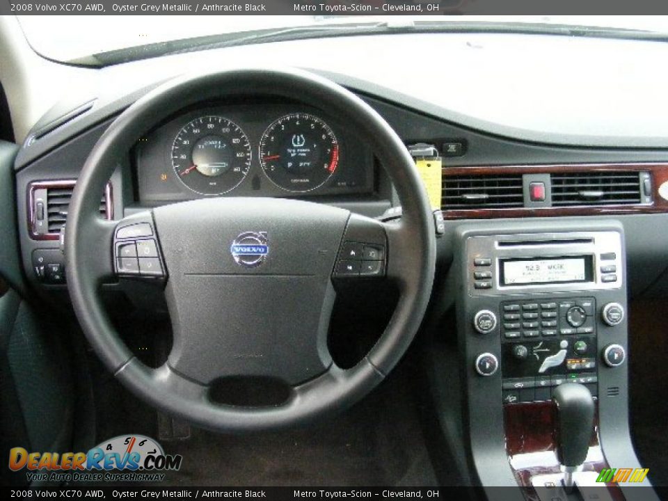2008 Volvo XC70 AWD Oyster Grey Metallic / Anthracite Black Photo #14