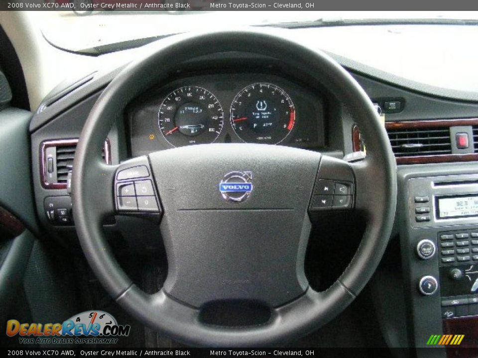 2008 Volvo XC70 AWD Oyster Grey Metallic / Anthracite Black Photo #15