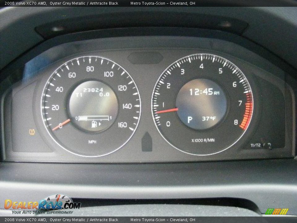 2008 Volvo XC70 AWD Oyster Grey Metallic / Anthracite Black Photo #18