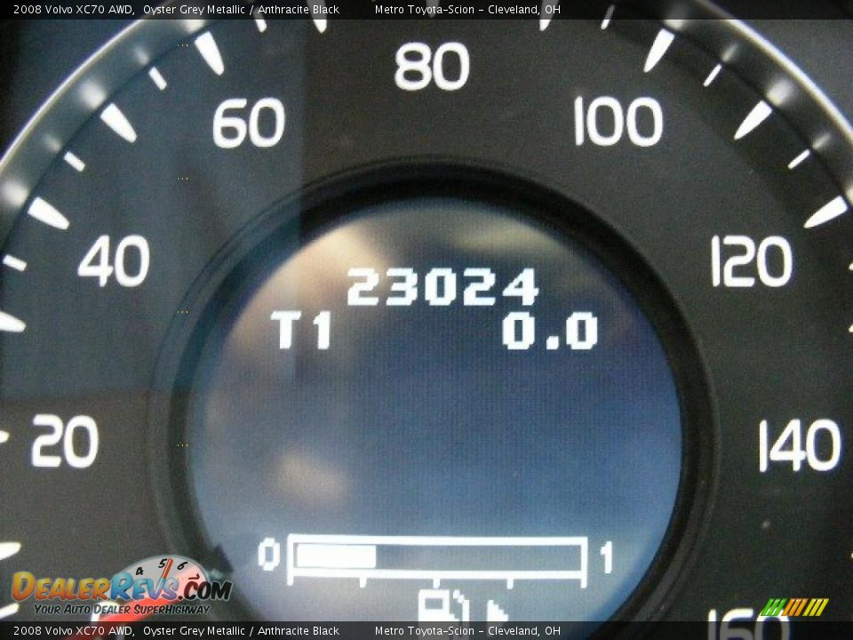2008 Volvo XC70 AWD Oyster Grey Metallic / Anthracite Black Photo #19