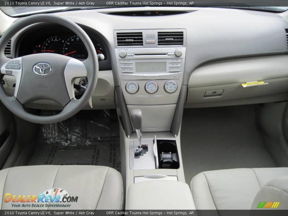 2010 Toyota Camry LE V6 Super White / Ash Gray Photo #5