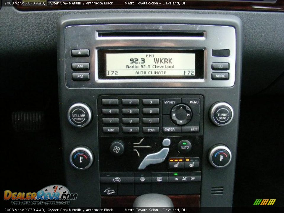 2008 Volvo XC70 AWD Oyster Grey Metallic / Anthracite Black Photo #20