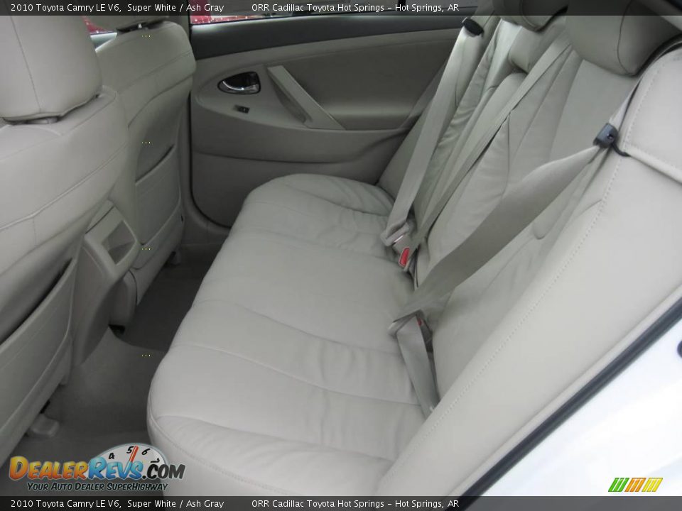 2010 Toyota Camry LE V6 Super White / Ash Gray Photo #7