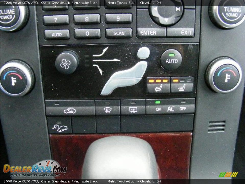 2008 Volvo XC70 AWD Oyster Grey Metallic / Anthracite Black Photo #22