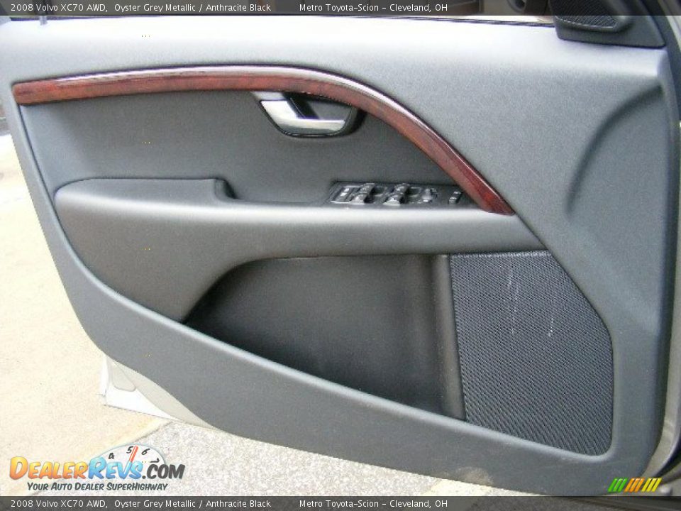 2008 Volvo XC70 AWD Oyster Grey Metallic / Anthracite Black Photo #23