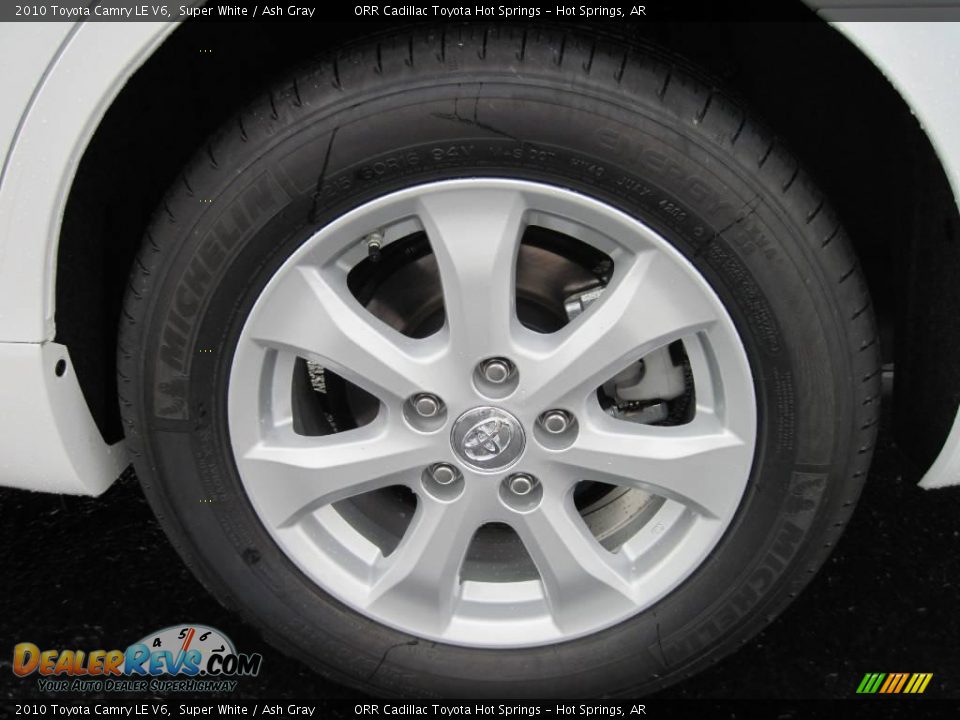 2010 Toyota Camry LE V6 Super White / Ash Gray Photo #9