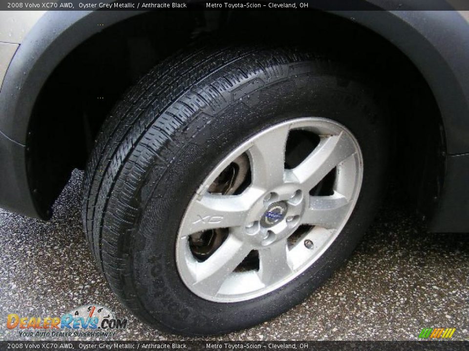 2008 Volvo XC70 AWD Oyster Grey Metallic / Anthracite Black Photo #26