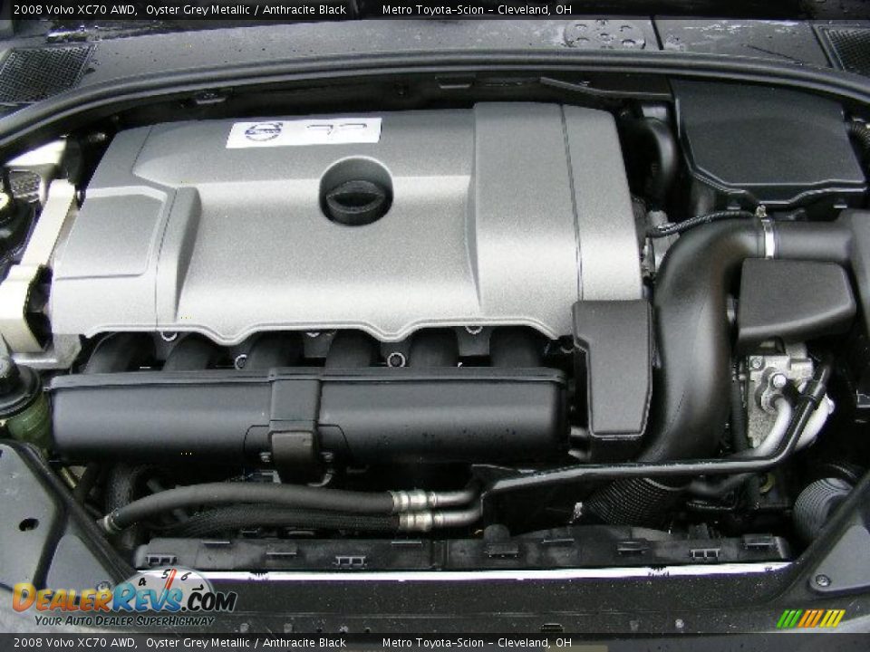 2008 Volvo XC70 AWD Oyster Grey Metallic / Anthracite Black Photo #27