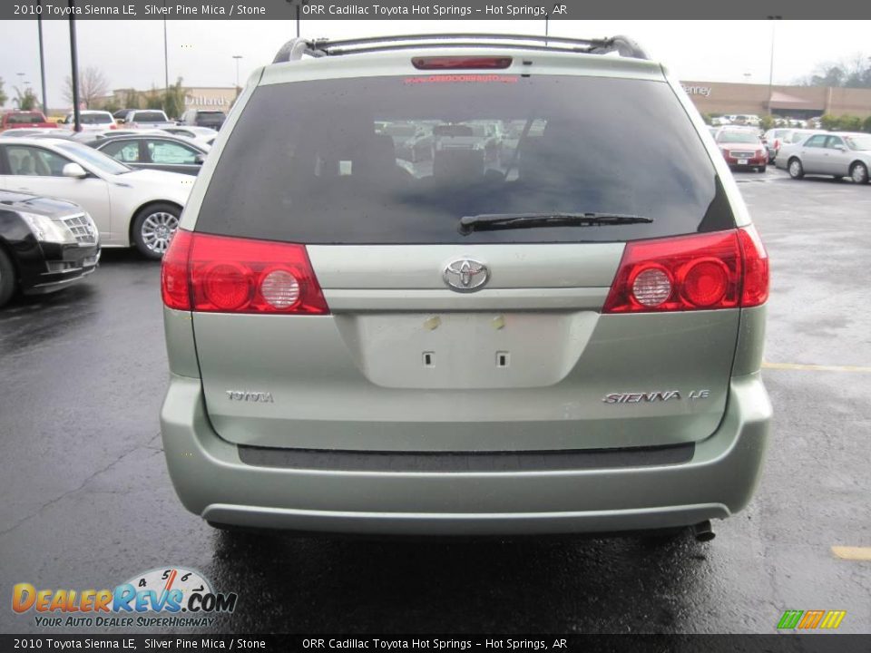 2010 Toyota Sienna LE Silver Pine Mica / Stone Photo #4
