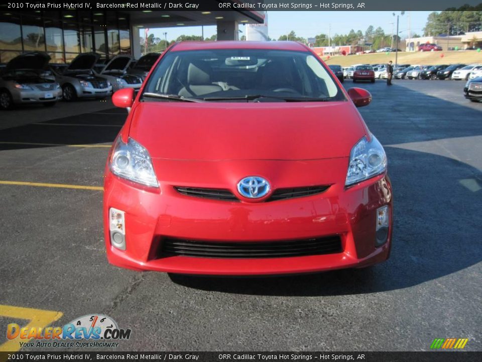 2010 Toyota Prius Hybrid IV Barcelona Red Metallic / Dark Gray Photo #3