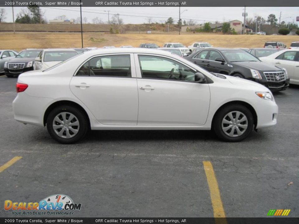 2009 Toyota Corolla Super White / Bisque Photo #3