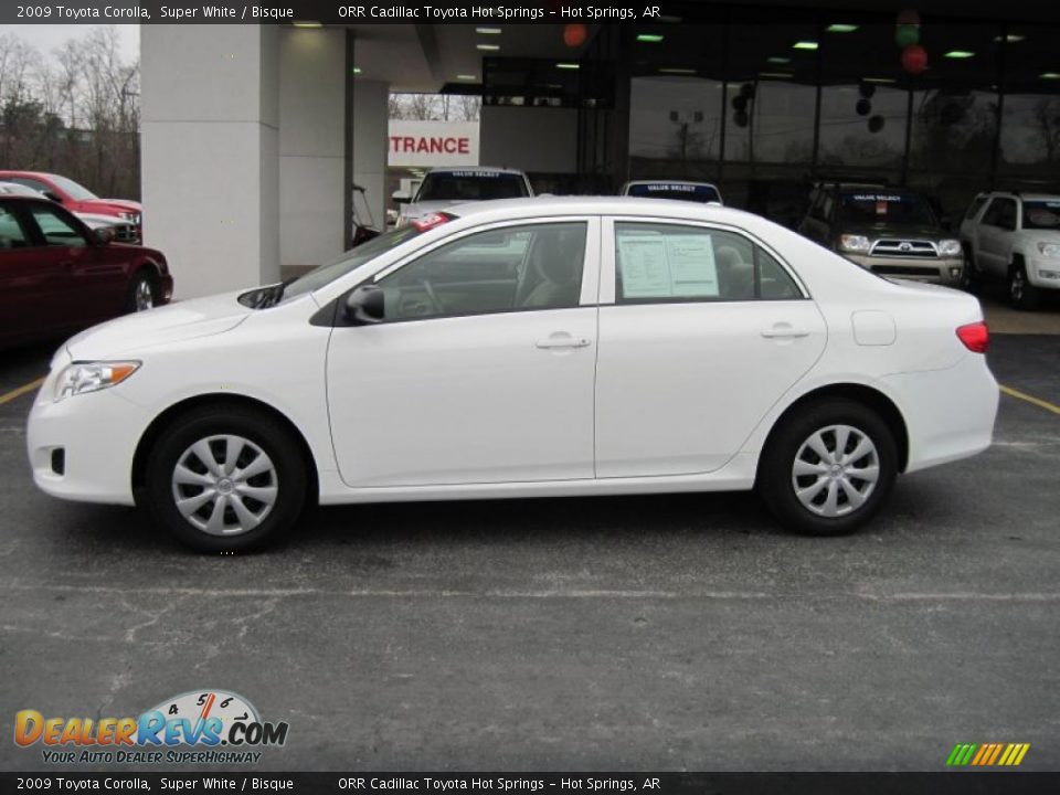 2009 Toyota Corolla Super White / Bisque Photo #4