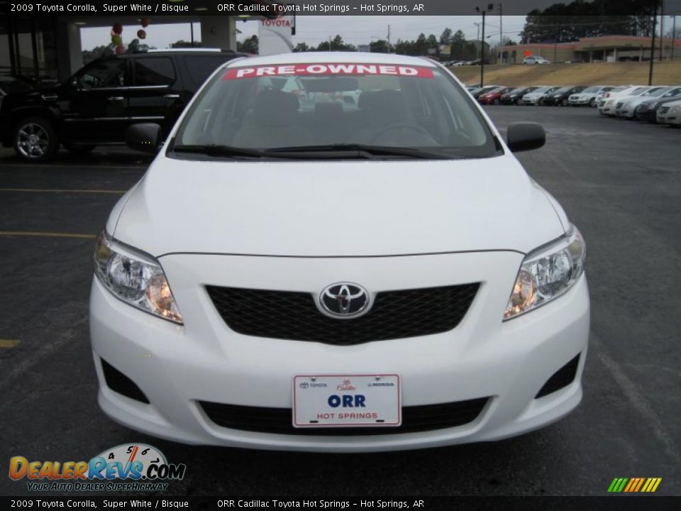 2009 Toyota Corolla Super White / Bisque Photo #5