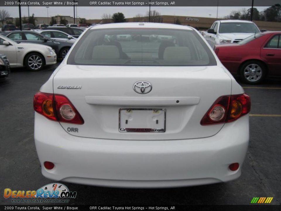 2009 Toyota Corolla Super White / Bisque Photo #6
