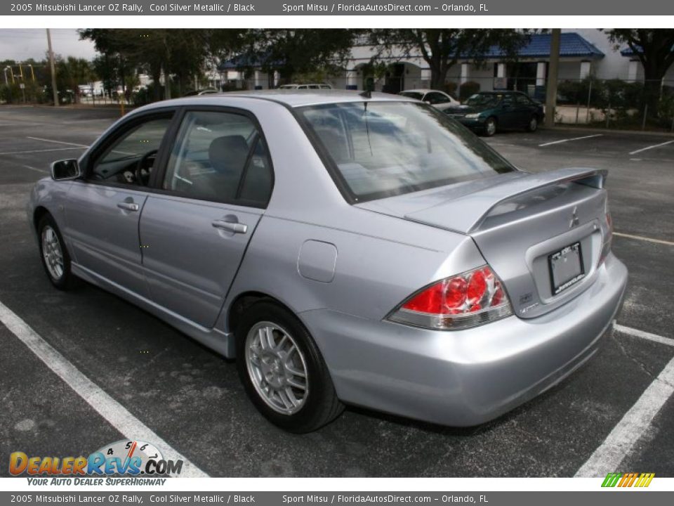 2005 Mitsubishi Lancer OZ Rally Cool Silver Metallic / Black Photo #7