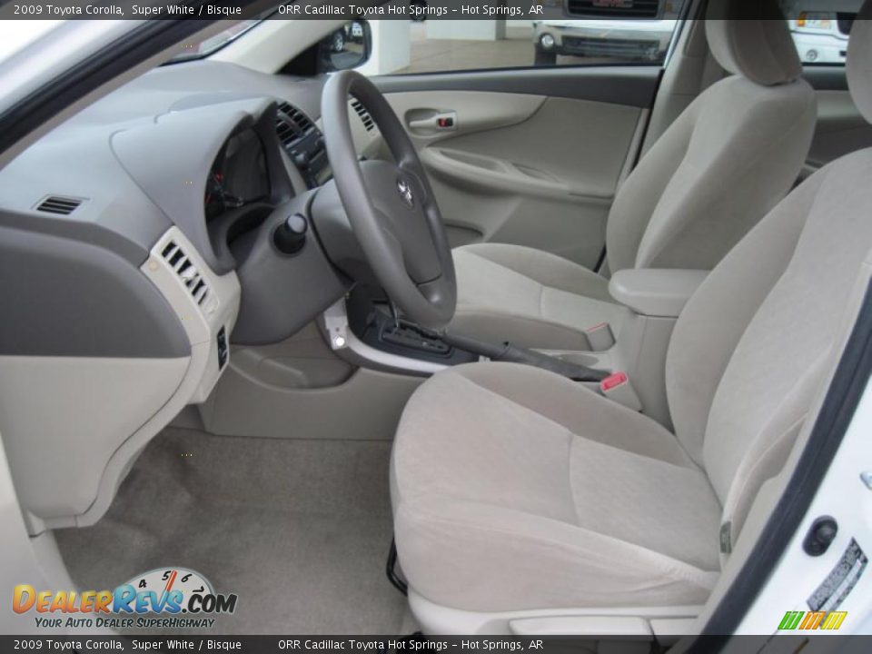 2009 Toyota Corolla Super White / Bisque Photo #9