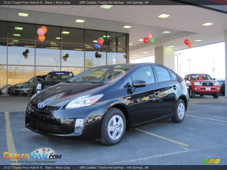 2010 Toyota Prius Hybrid IV Black / Misty Gray Photo #1