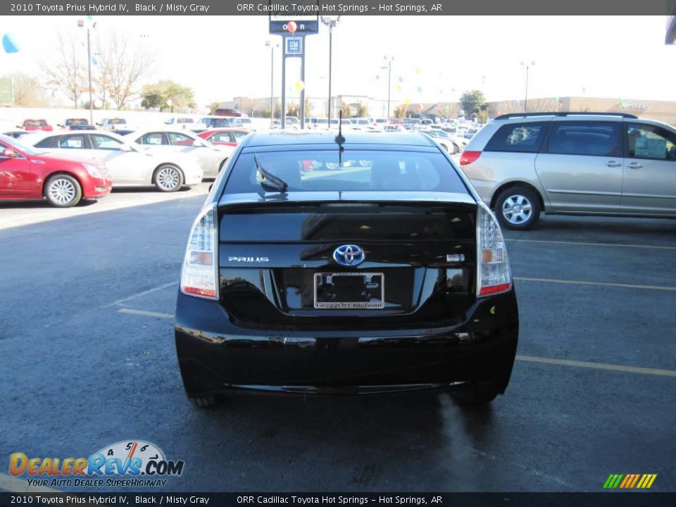 2010 Toyota Prius Hybrid IV Black / Misty Gray Photo #4