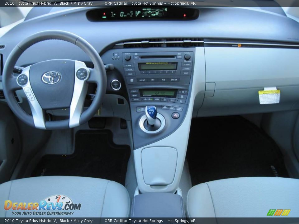 2010 Toyota Prius Hybrid IV Black / Misty Gray Photo #6