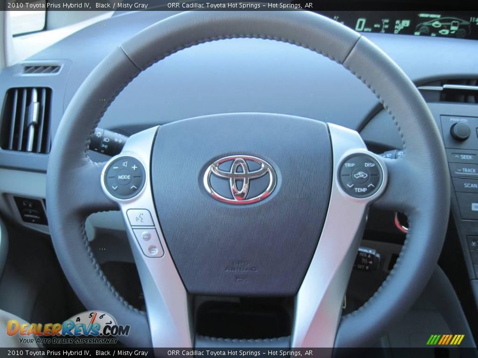 2010 Toyota Prius Hybrid IV Black / Misty Gray Photo #7