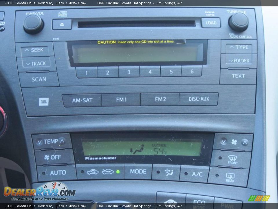 2010 Toyota Prius Hybrid IV Black / Misty Gray Photo #8