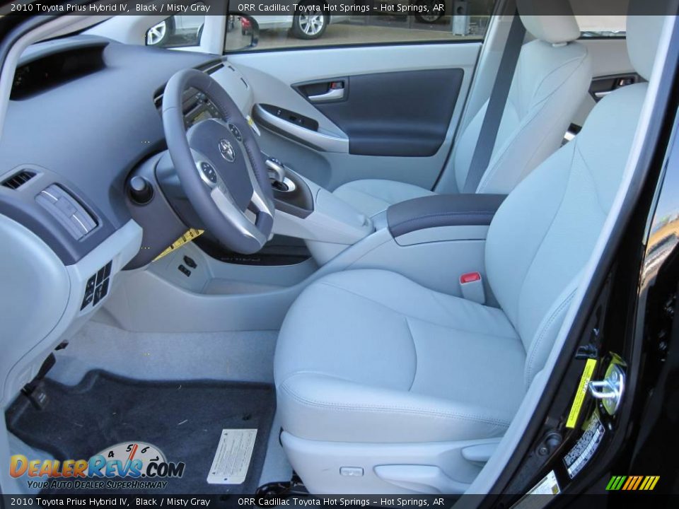 2010 Toyota Prius Hybrid IV Black / Misty Gray Photo #9