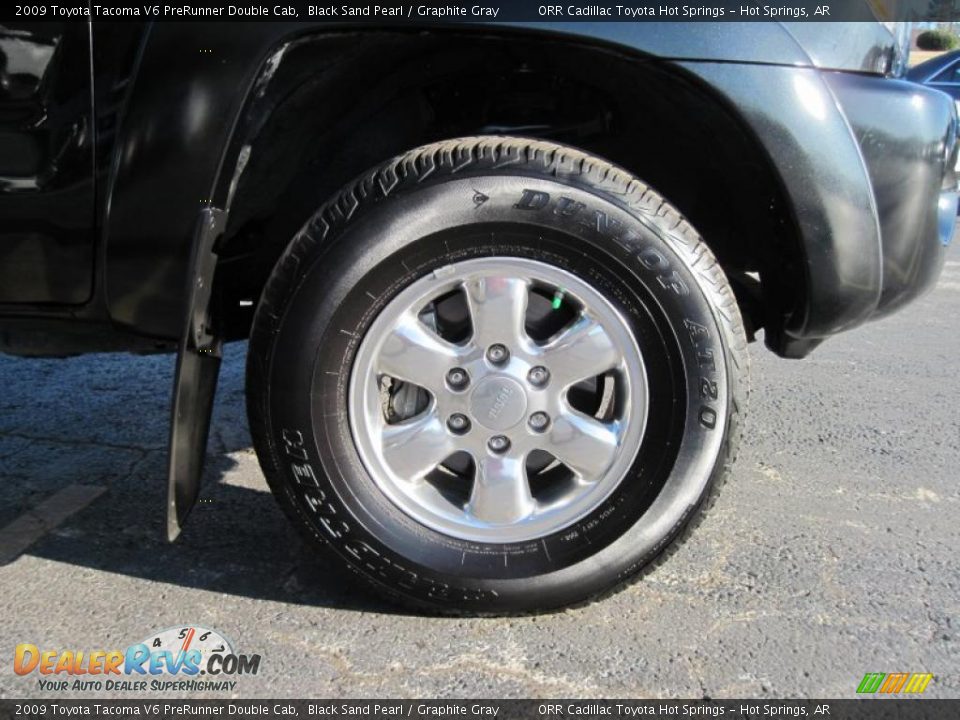 2009 Toyota Tacoma V6 PreRunner Double Cab Black Sand Pearl / Graphite Gray Photo #15
