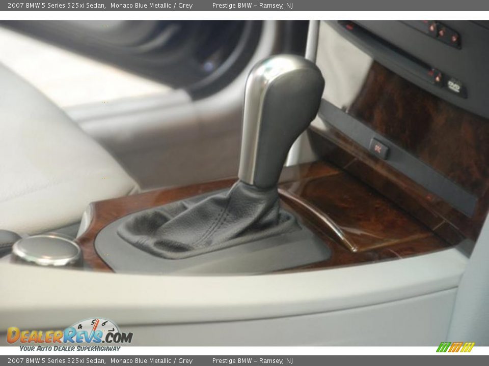 2007 BMW 5 Series 525xi Sedan Monaco Blue Metallic / Grey Photo #15