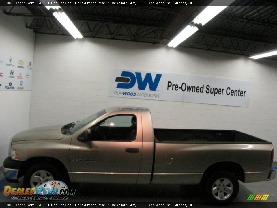 2003 Dodge Ram 1500 ST Regular Cab Light Almond Pearl / Dark Slate Gray Photo #6