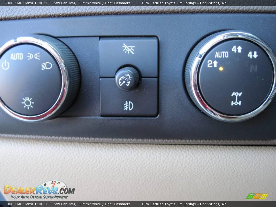 2008 GMC Sierra 1500 SLT Crew Cab 4x4 Summit White / Light Cashmere Photo #10