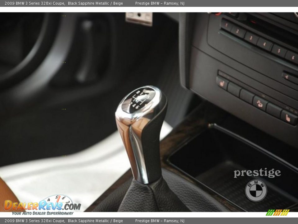 2009 BMW 3 Series 328xi Coupe Black Sapphire Metallic / Beige Photo #18