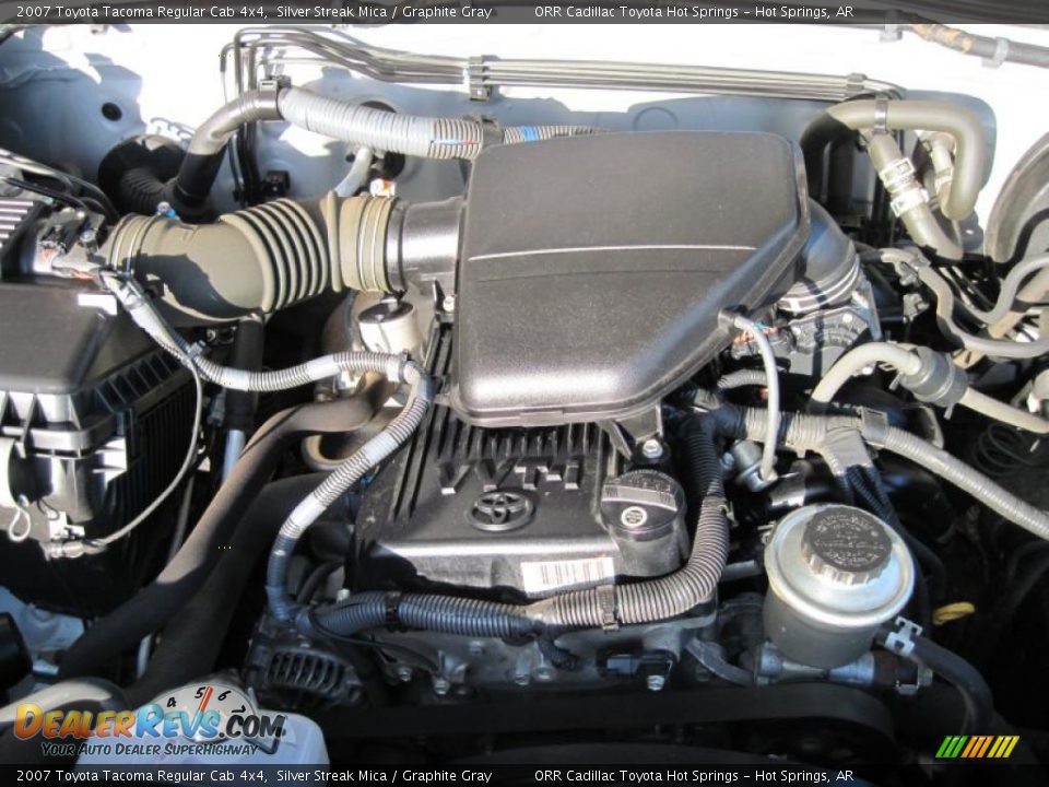 2007 Toyota Tacoma Regular Cab 4x4 Silver Streak Mica / Graphite Gray Photo #13