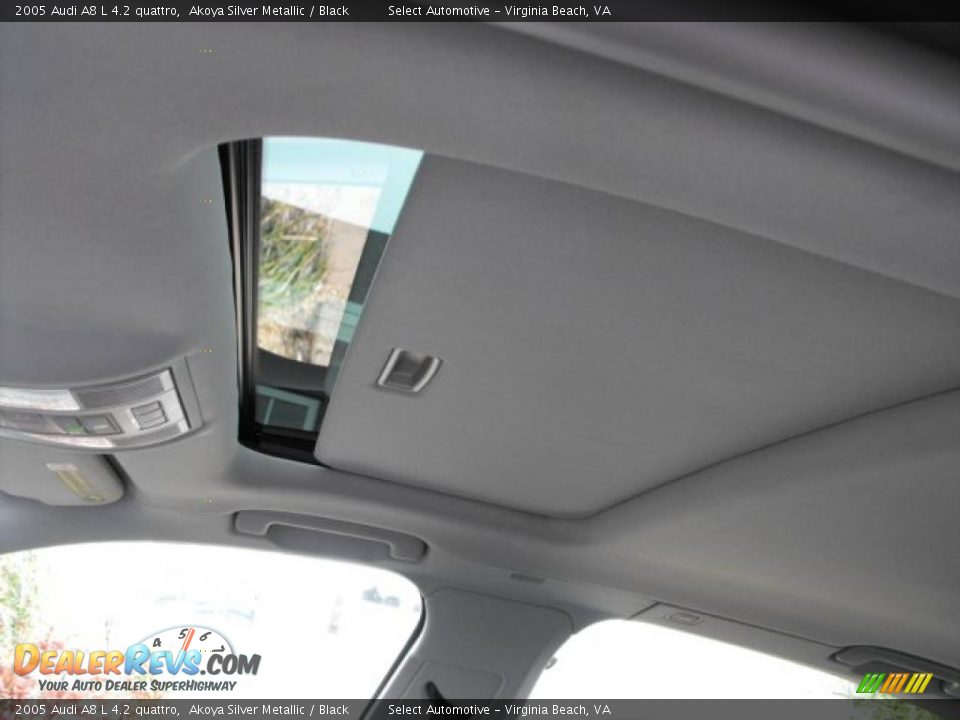 2005 Audi A8 L 4.2 quattro Akoya Silver Metallic / Black Photo #8