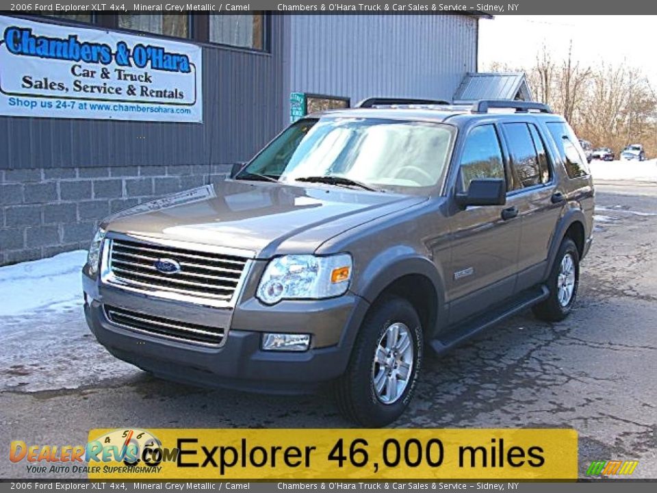 2006 Ford Explorer XLT 4x4 Mineral Grey Metallic / Camel Photo #1
