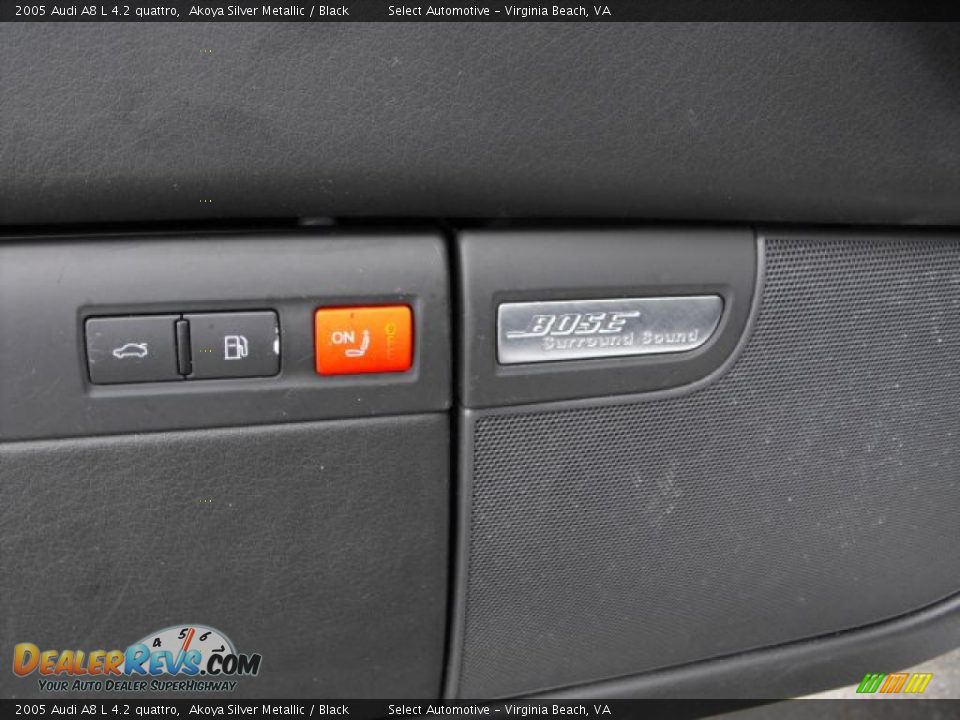 2005 Audi A8 L 4.2 quattro Akoya Silver Metallic / Black Photo #18