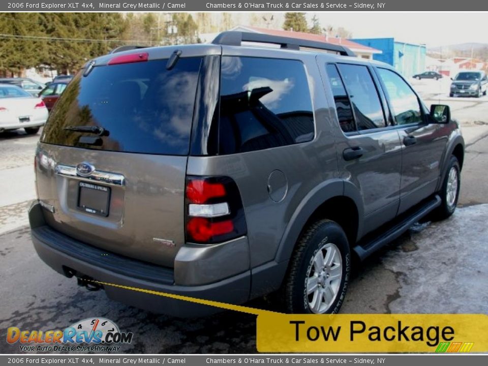 2006 Ford Explorer XLT 4x4 Mineral Grey Metallic / Camel Photo #13