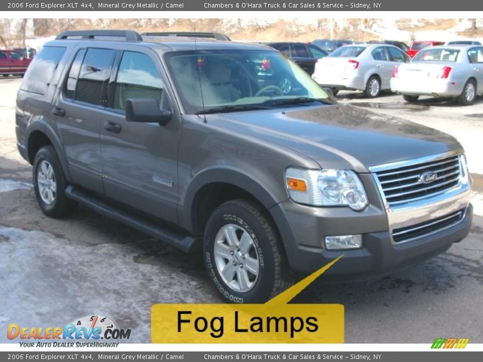 2006 Ford Explorer XLT 4x4 Mineral Grey Metallic / Camel Photo #17