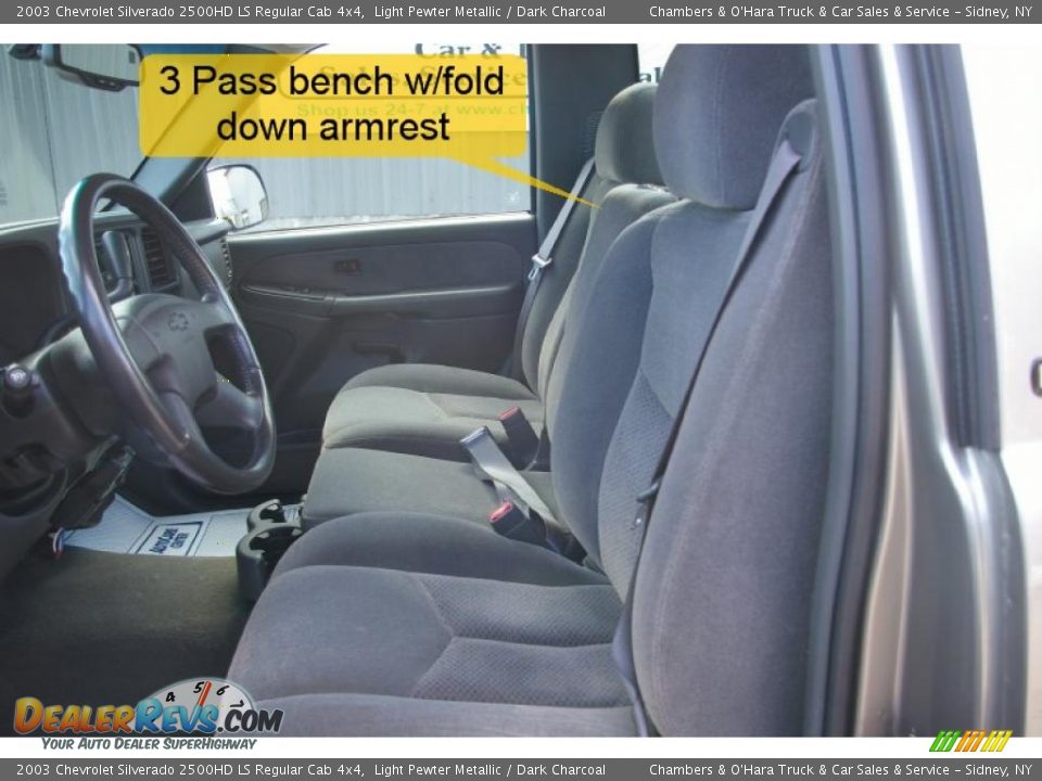 2003 Chevrolet Silverado 2500HD LS Regular Cab 4x4 Light Pewter Metallic / Dark Charcoal Photo #3