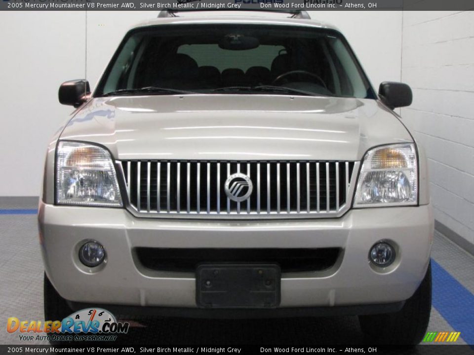 2005 Mercury Mountaineer V8 Premier AWD Silver Birch Metallic / Midnight Grey Photo #7